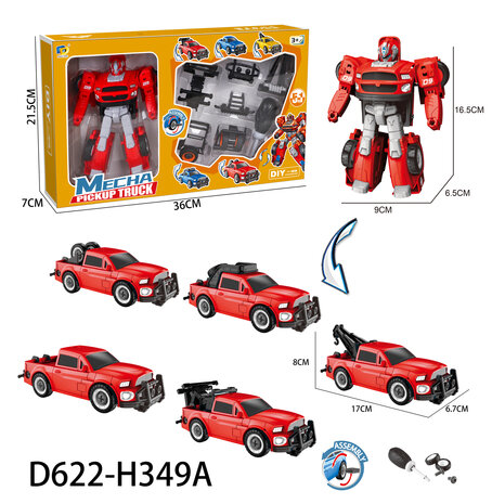 Mecha Optimus Prime robot - DIY - Deformation robot and car - 2 in 1