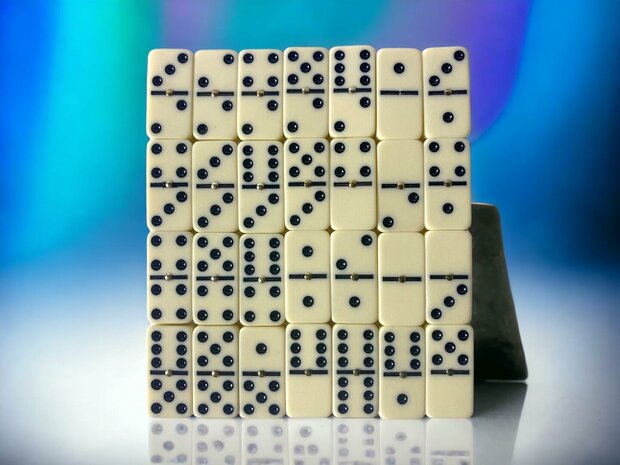 Domino game - 28 pieces dominoes - double 6 - Double Six Dominoes