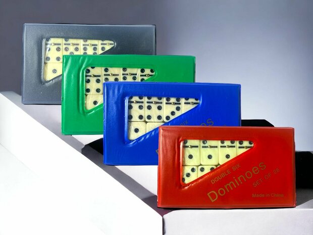 Domino spel - 28 stuks dominostenen - dubbel 6 - Double Six Dominoes