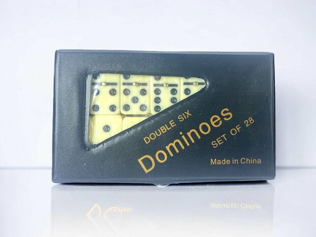 Domino spel - 28 stuks dominostenen - dubbel 6 - Double Six Dominoes