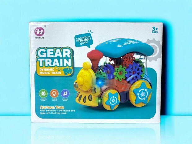 Gear Train - speelgoed trein - met muziek en lichtjes - Bump&amp;GO 