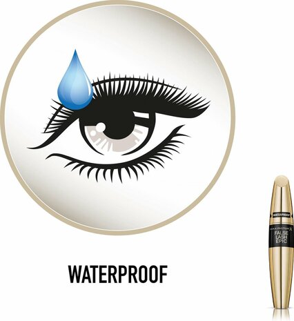 Max Factor False Lash Epic - Waterproof Black mascara -13.1ml