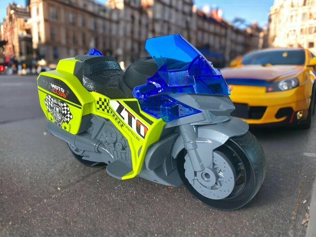 Motorcycle Race ZTO - speelgoed motor - geluid, licht en frictiemotor - 1:16