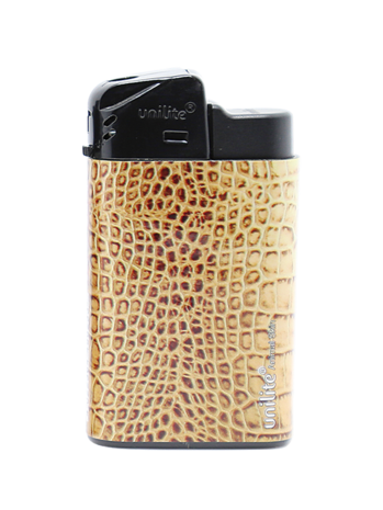 Unilite click lighters - refillable - 20 pieces in a display - Animal Skin print
