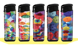 Click lighters 50 in tray refillable - umbrella.