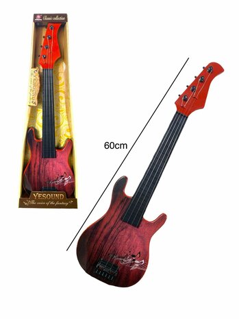 Speelgoedgitaar - YeSound Guitar - rock and roll - 60CM Donkerbruin