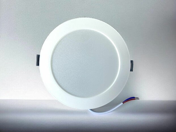 LED-paneel | 12 Watt | Rond | Inbouwplafondlamp (natuurlijk wit) &Oslash;112mm