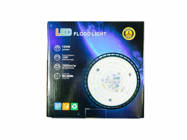 LED Hoogbouwverlichting UFO 100W Magazijn Industri&euml;le Fabriek Lichtlamp 