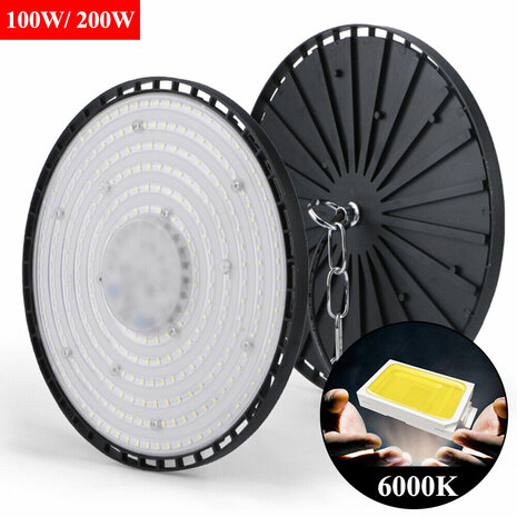 LED Hoogbouwverlichting UFO 200W Magazijn Industri&euml;le Fabriek Lichtlamp 