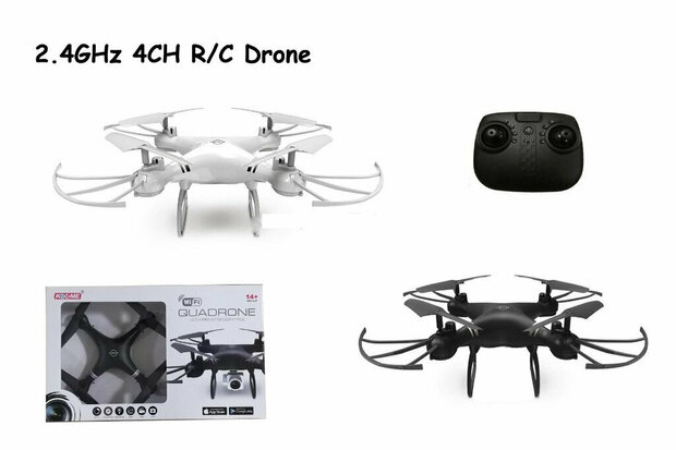 Drone 2.4GHz - Afstand Bestuurbaar - Hover Mode - Take off/landing 