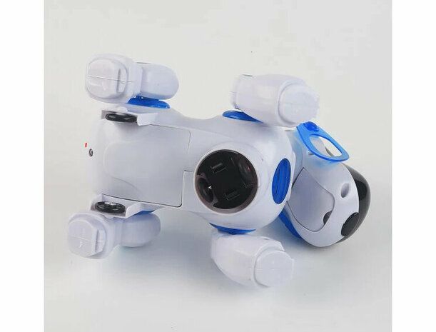 Robot dog LeLe - barks and music - interactive - lights - moves