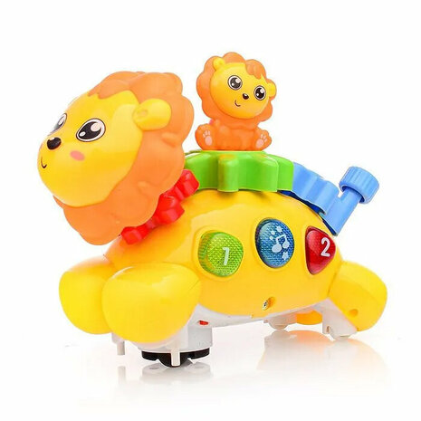 Toy rocking lion - interactive - sound and movement