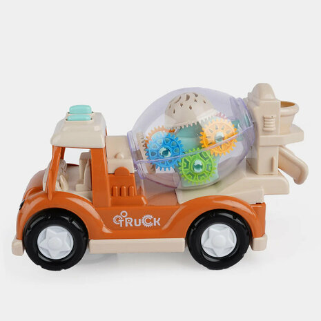 Toy truck with light and can drive - spinning gears and makes sound Gear Truck