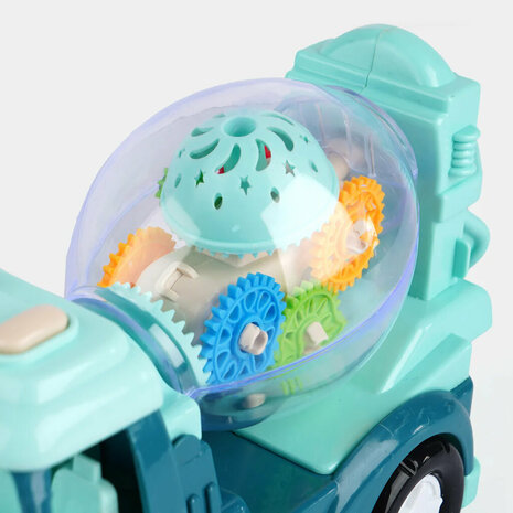 Gear Truck toy car with light and can drive - spinning gears and making sound bl