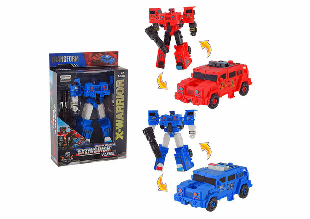 Transform X-Warrior ExtingGuish Flame  - robot en auto 2in1