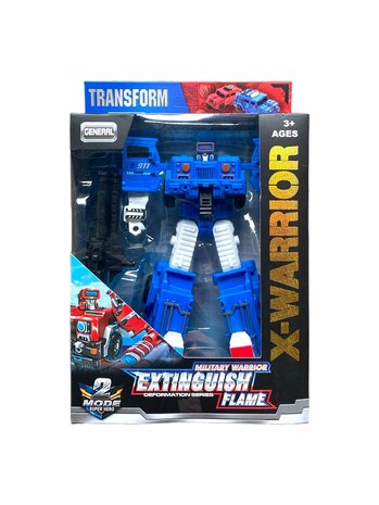 Transform X-Warrior ExtingGuish Flame  - robot en auto 2in1