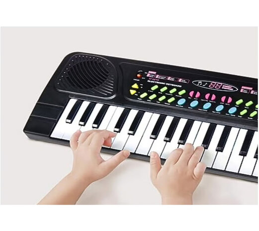 Electronic keyboard - speelgoed keyboard met 37 toetsen - microfoon - usb - 37CM