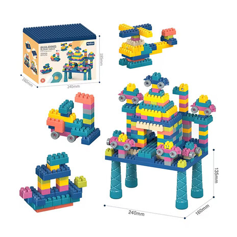 Construction blocks - set of 360 building blocks - Building blocks