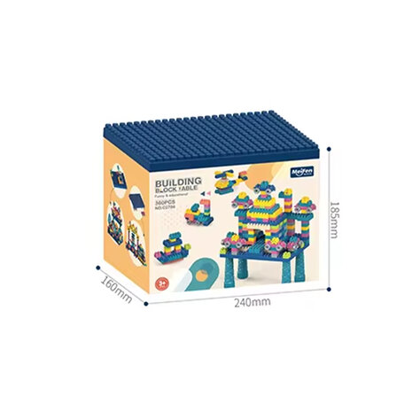 Construction blocks - set of 360 building blocks - Building blocks