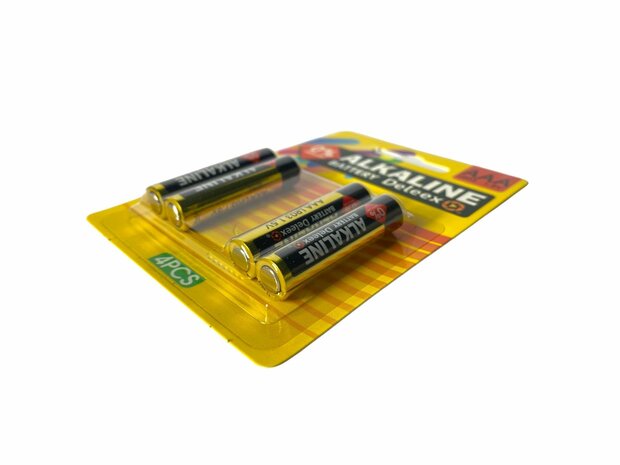 Batteries Deleex Alkaline AAA - LR03 1.5V - 4 pieces in pack