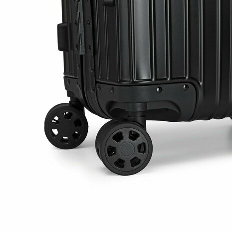 Aluminum suitcase set 2 pieces - TSA-Lock - Black Iron