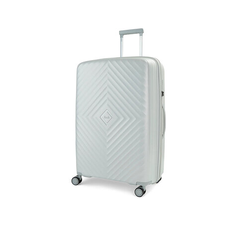 Rock Hand luggage - suitcase in white - TSA lock - 54 x 38 x 20 cm