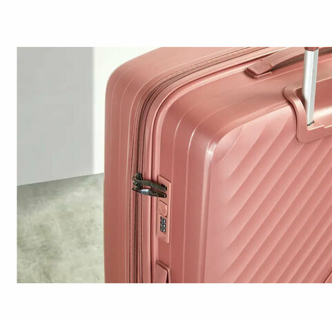 Rock Hand luggage - suitcase in Dusty Pink - TSA lock - 54 x 38 x 20 cm