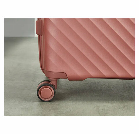 Rock Hand luggage - suitcase in Dusty Pink - TSA lock - 54 x 38 x 20 cm