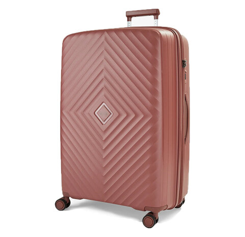 Rock luggage - suitcase in Dusty Pink - TSA lock - 73 x 49 x 31/34 cm