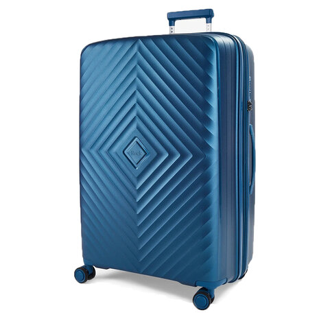 Rock luggage - suitcase in Navy blue - TSA lock - 73 x 49 x 31/34 cm