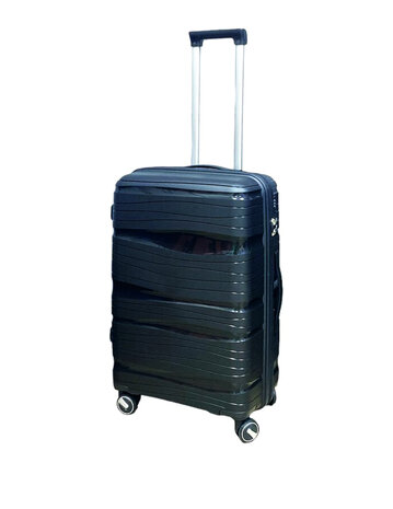 Travel suitcase - luggage - black - silicone 68CM