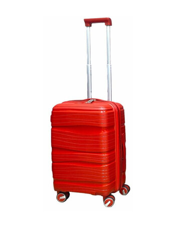 Travel suitcase - hand luggage - rood - silicone 55CM