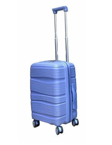 Travel suitcase - hand luggage - sapphire blue  - silicone 55CM