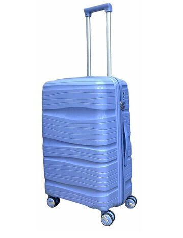 Travel suitcase - luggage - sapphire blue - silicone 68CM