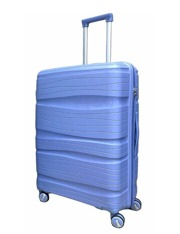 Travel suitcase - luggage - sapphire blue - silicone 78CM