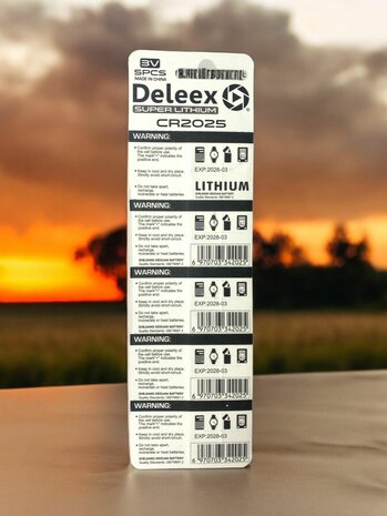  CR2025 3V Batterijen-  super - Lithium - Deleex