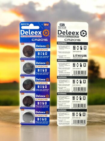 CR2016 3V Batteries - super - Lithium - Deleex