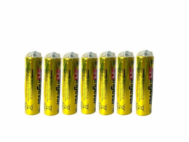 Kingever Batteries Extra Heavy duty AA 60pcs. R6p 1.5v p