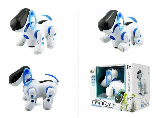 Interactieve Robot hond puppy - beweegt, danst Machine Danser Robot Dog