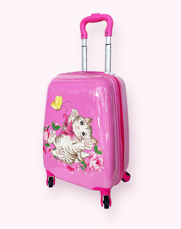 Children&#039;s suitcase kitten print hand luggage (31L)