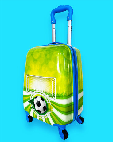 Kinder Koffer - Voetbal Print - Handbagage - 31L