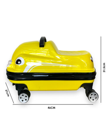 Children&#039;s seat case car and walker 2in1 yellow (32L)