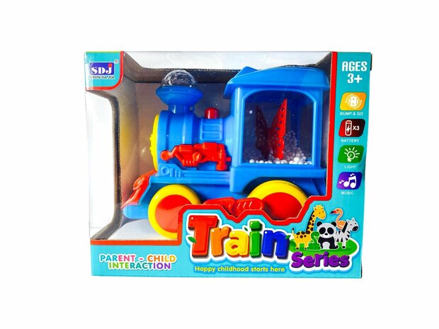 Train Series - toy train with disco lights, sound and rides