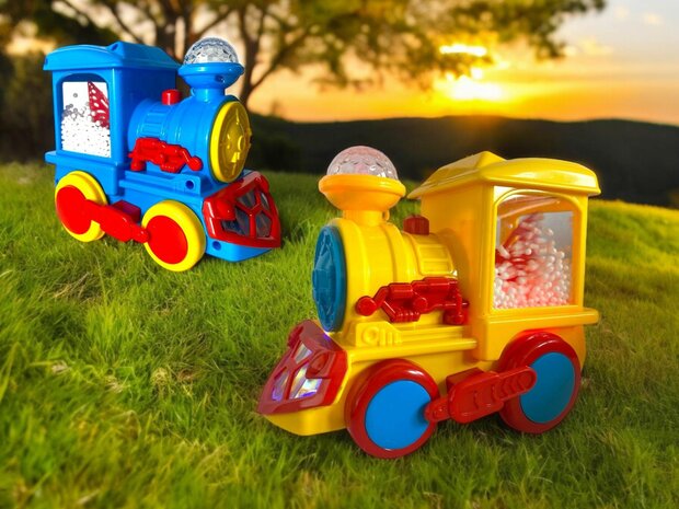 Train Series - toy train with disco lights, sound and rides