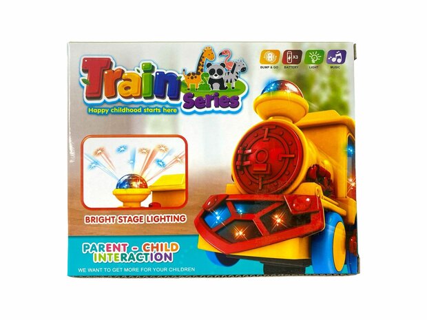 Train Series - toy train with disco lights, sound and rides