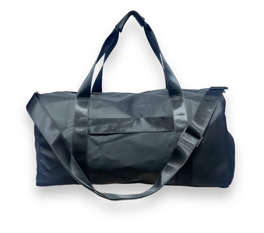 Sportbag canvas - travel bag black - Water resistant - 50cm x 25cm x 25cm