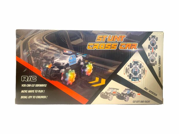 RC Auto - STUNT CROSS CAR - Rc monster car - 2.4GHz 1:18