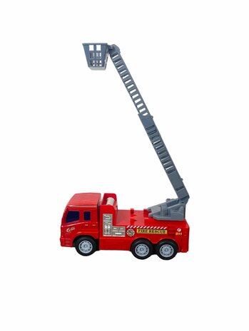 RC Brandweerwagen Fire Rescue Truck rood 26cm 1:16