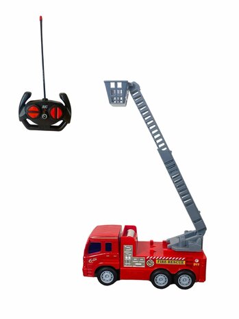 RC Fire Engine Fire Rescue Truck red 26cm 1:16