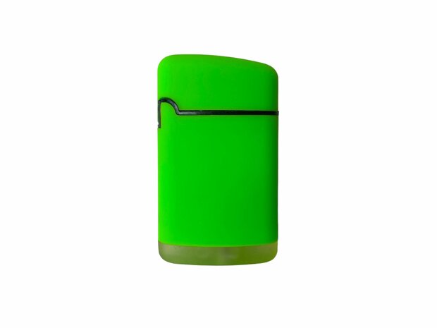 Turbo lighter 20 pieces in display - 4 ass. soft color - soft touch lighters